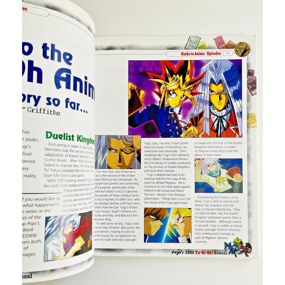 Yu-Gi-Oh! Pojo's Annual 2005 Paperback Book Card Game Cards Decks Anime Like New - Picture 7 of 11